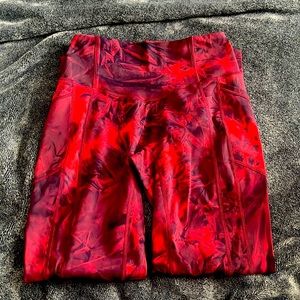 TYC Effortless Heart Booty Red Tie Dye